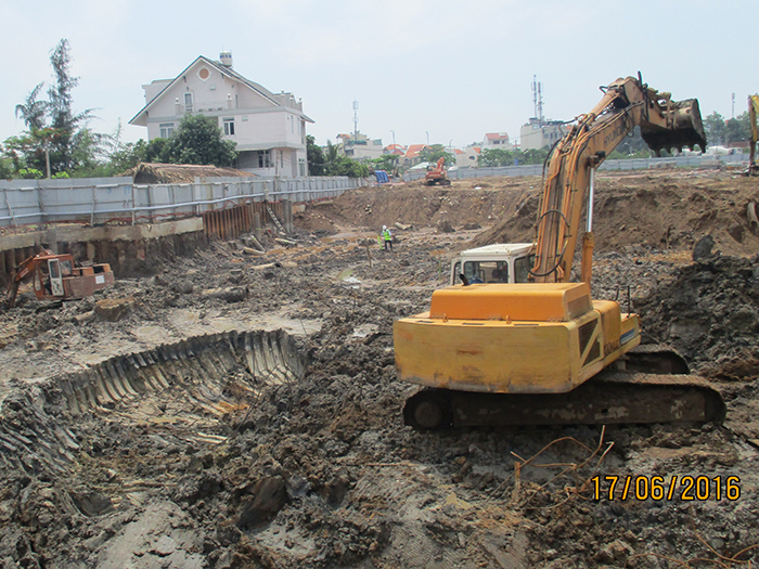 Đào đất tháp S5,S6