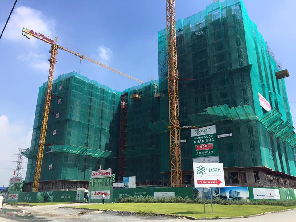 Đã xây đến tầng 15-16