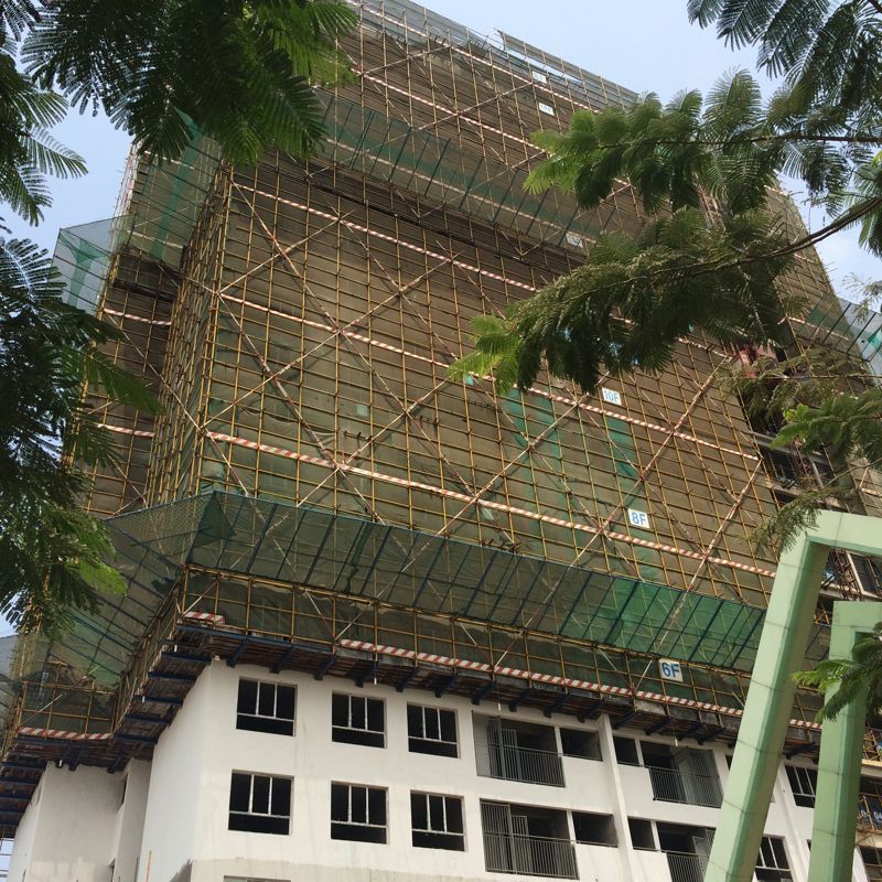 Căn hộ đã tiến hành cất nóc