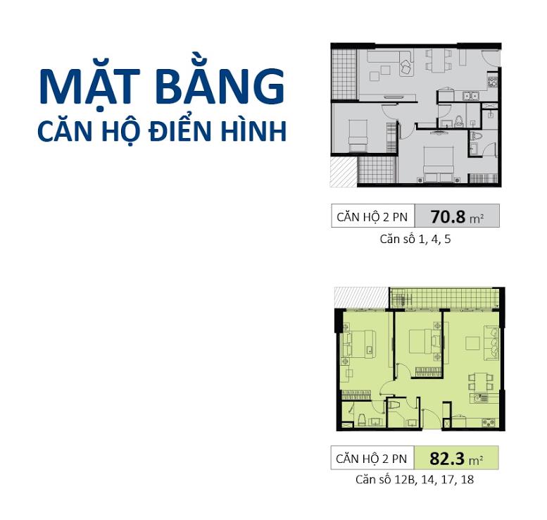 Thiết kế căn hộ 12B,14,17,18