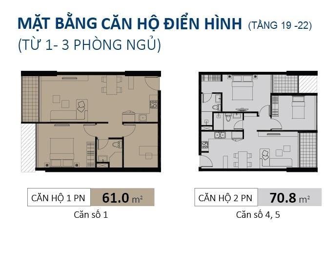 Thiết kế căn hộ số 4, 5