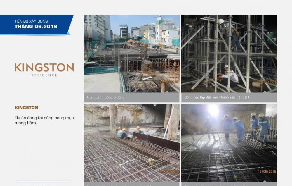 Dự án đang thi công hạng mục móng hầm