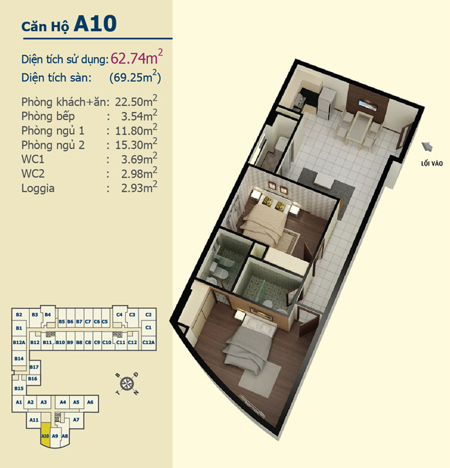 Thiết kế căn hộ A10