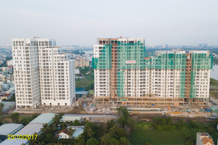 Dự án đang thi công phần thô