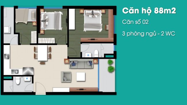 Thiết kế căn hộ 02