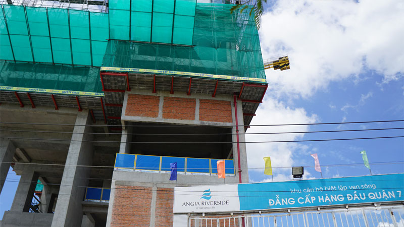 An Gia Riverside đang thi công đến tầng 6