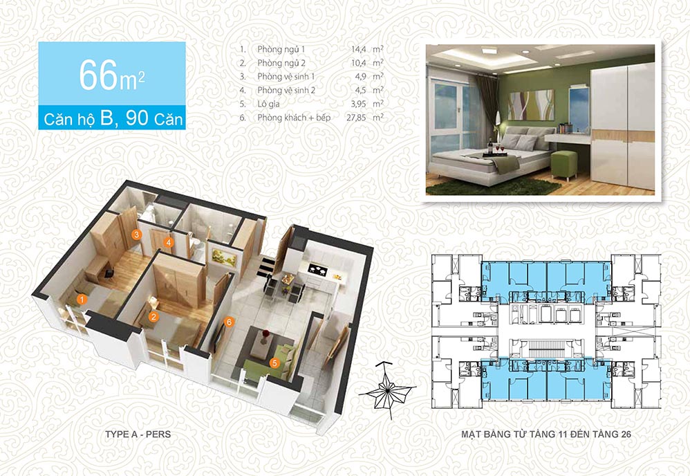 Thiết kế căn hộ B