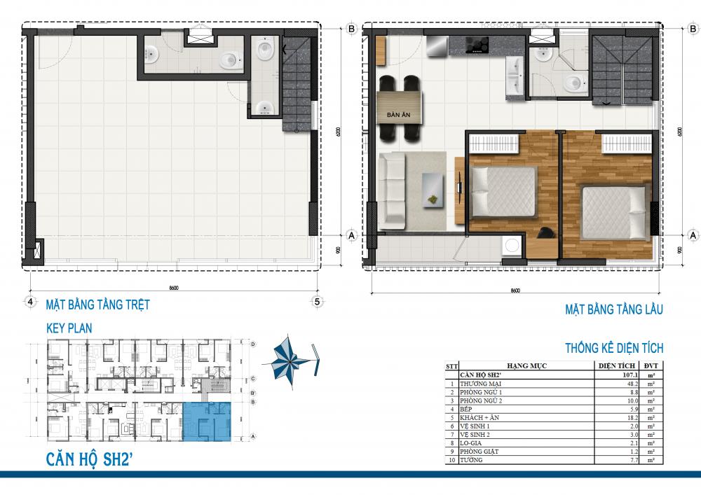 Thiết kế căn hộ SH2'