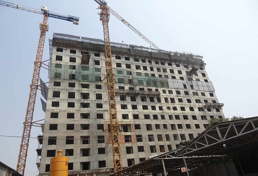 Dự án đã xây dựng tới tầng 13