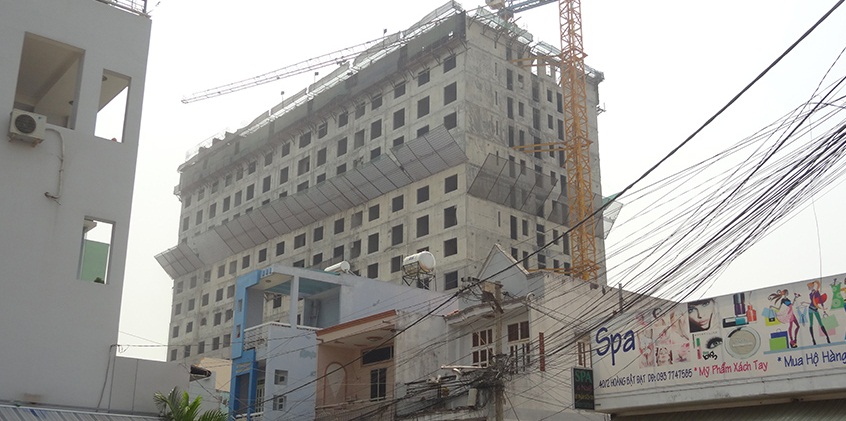 Dự án đã xây dựng tới tầng 13