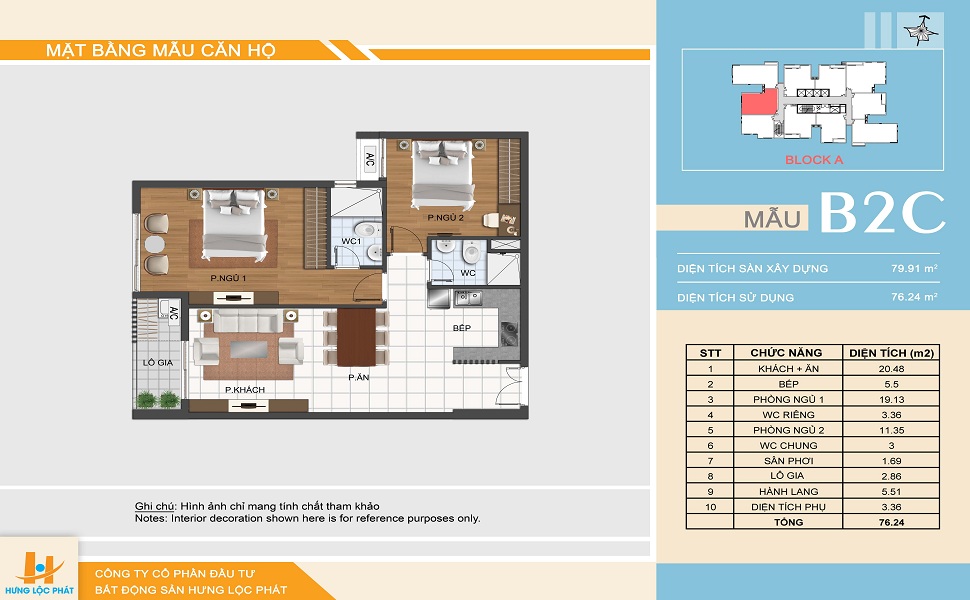 Thiết kế căn hộ B2C