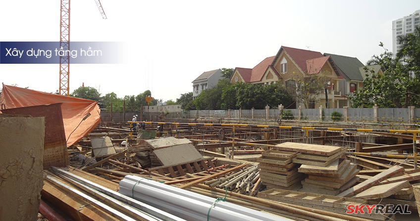 Dự án đang đi vào xây dựng tầng hầm