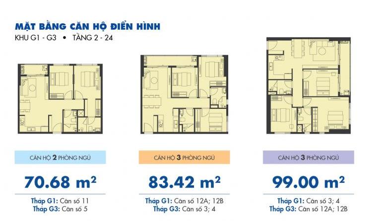 Thiết kế căn hộ số 12A, 12B