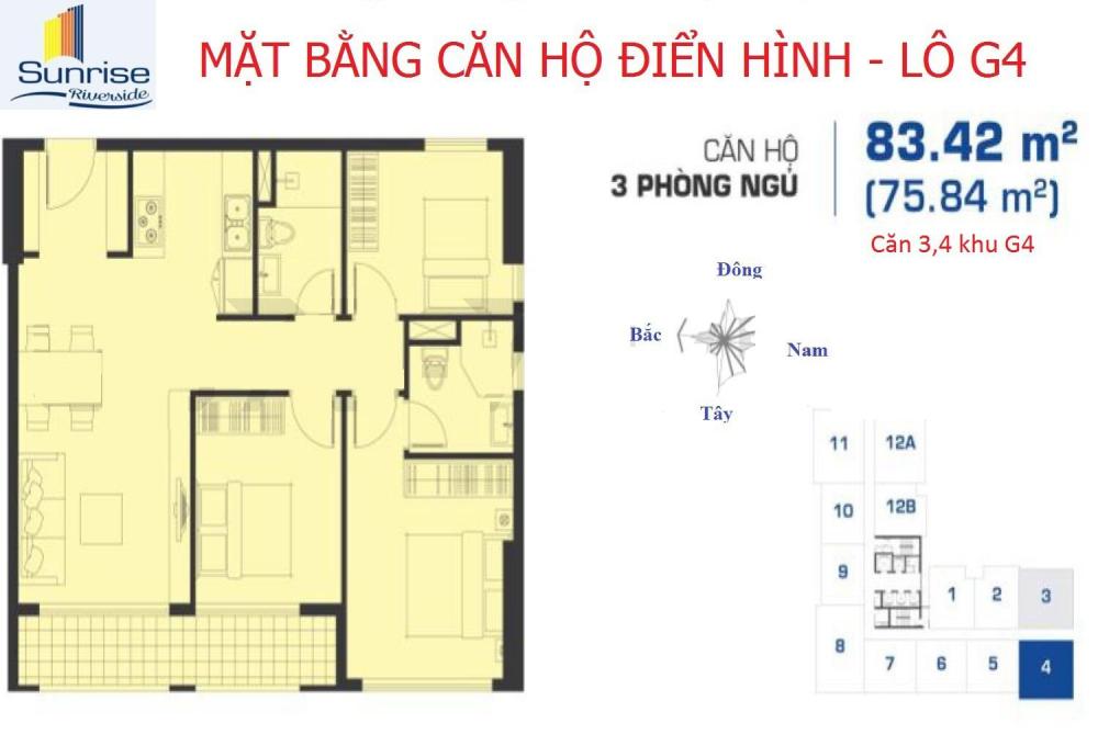 Thiết kế căn hộ số 3, 4