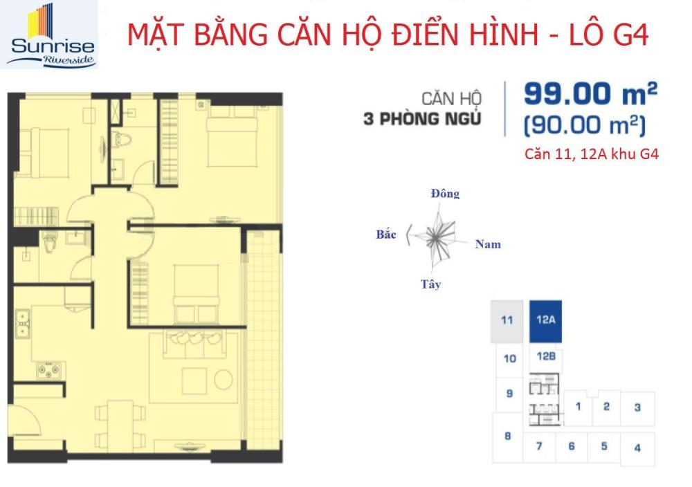 Thiết kế căn hộ số 11, 12A
