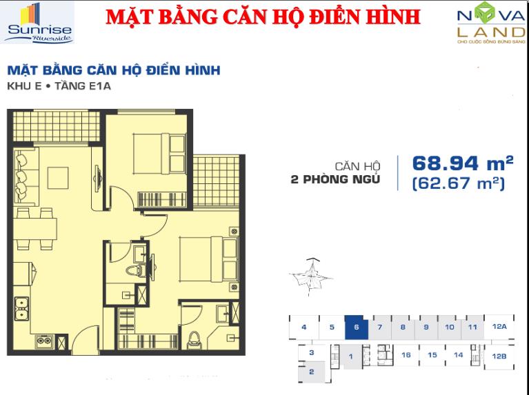 Thiết kế căn hộ số 6