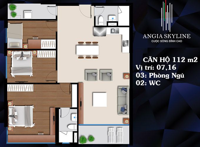 Thiết kế căn hộ 07,16