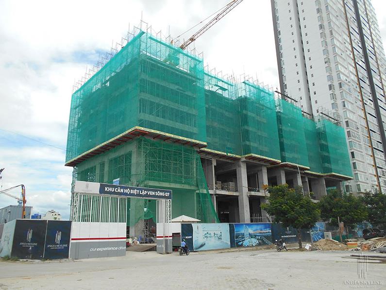 Dự án An Gia Skyline đang được thi công đến tầng 7 và đảm báo đúng tiến độ đã cam kết.