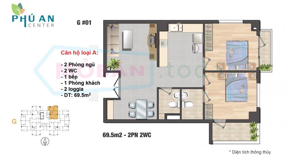 Thiết kế căn hộ 01-08