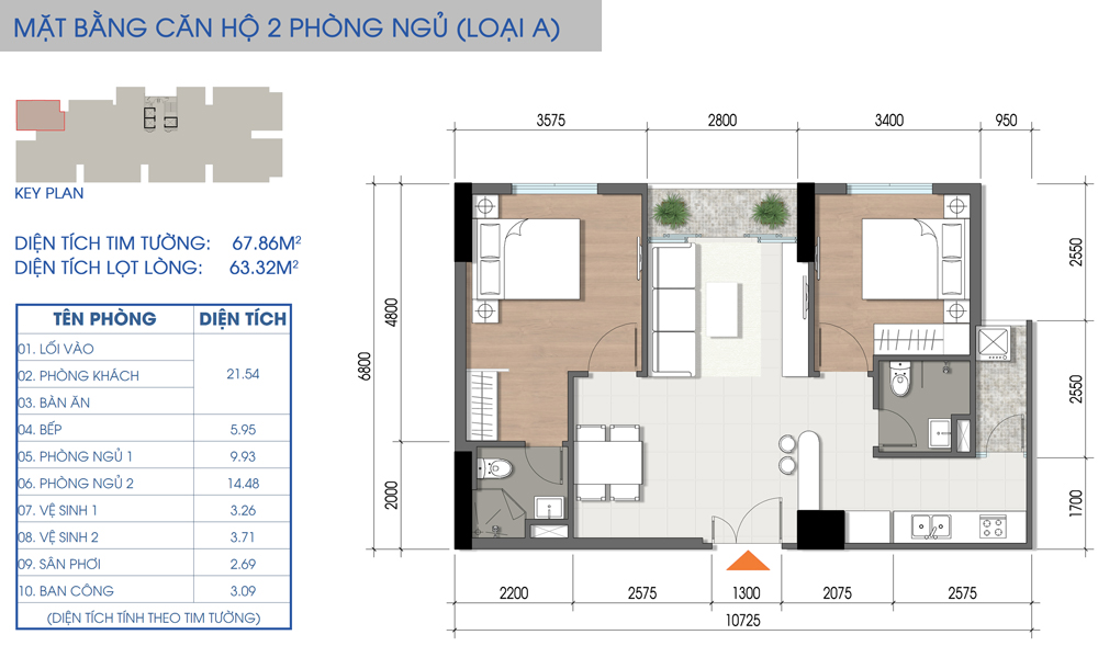Thiết kế căn hộ A