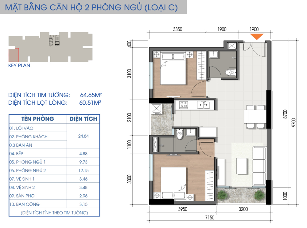 Thiết kế căn hộ C