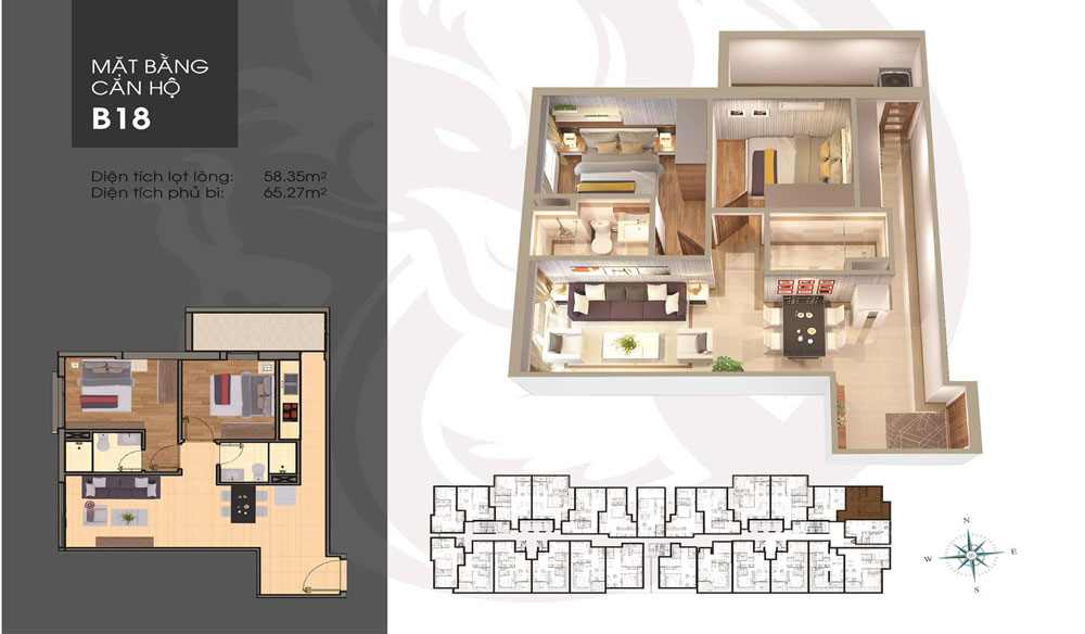 Thiết kế căn hộ B18