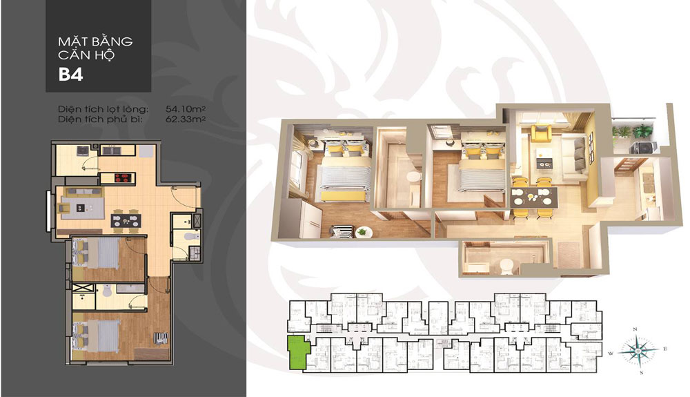 Thiết kế căn hộ B4