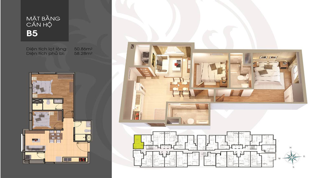 Thiết kế căn hộ B5