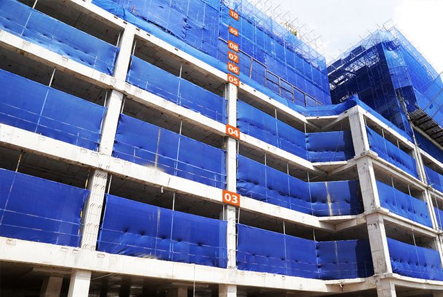 Thi công cốp pha sàn tầng 10 – Block Central