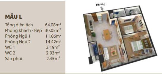 Thiết kế căn hộ L