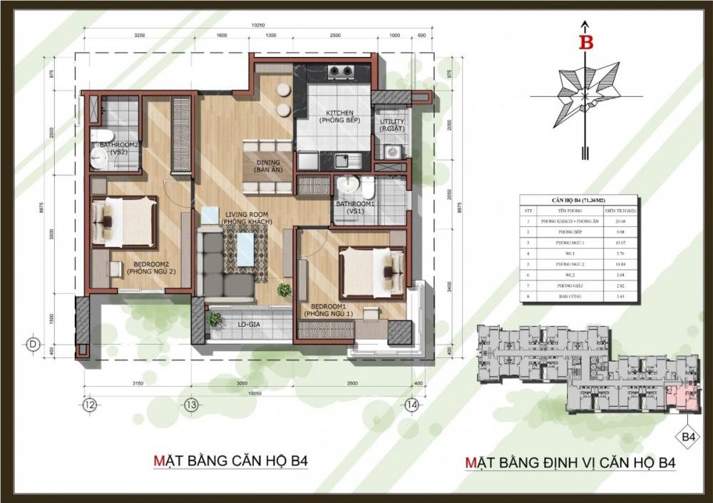 Thiết kế căn hộ B4