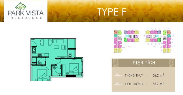 Thiết kế căn hộ loại F
