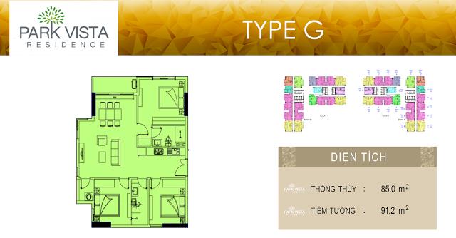 Thiết kế căn hộ loại G