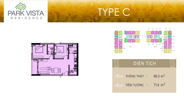 Thiết kế căn hộ loại C