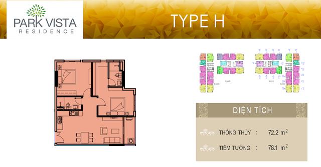 Thiết kế căn hộ loại H