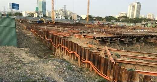 Dự án đang thi công phần móng