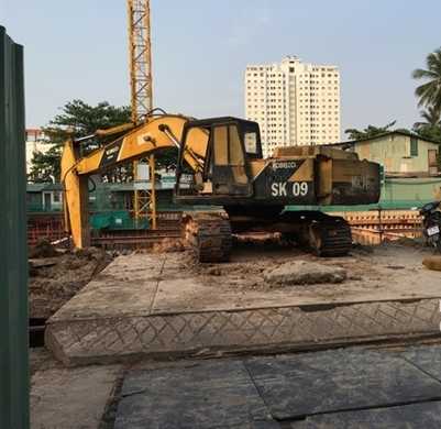 Dự án đang thi công phần ngầm