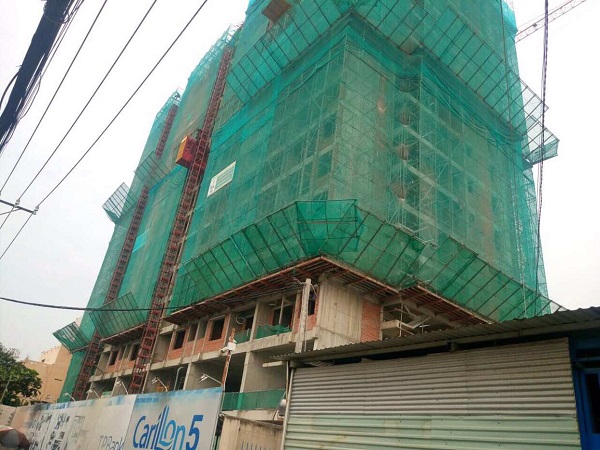 Dự án đang thi công phần thô