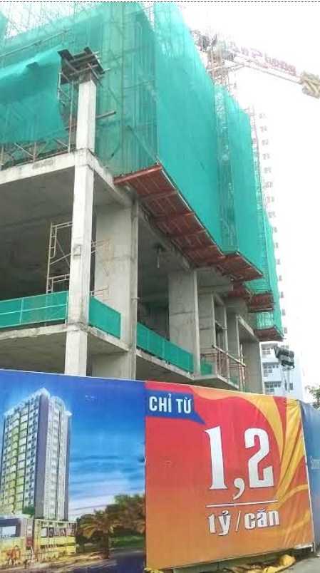 Dự án đang thi công tới tầng thứ 5