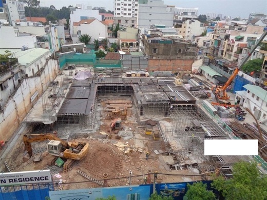 Đã thi công xong phần móng