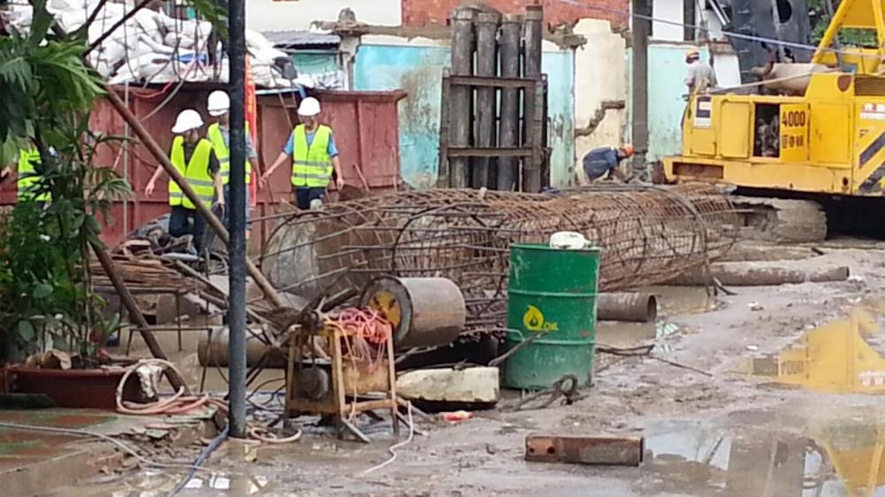 Thi công móng cọc