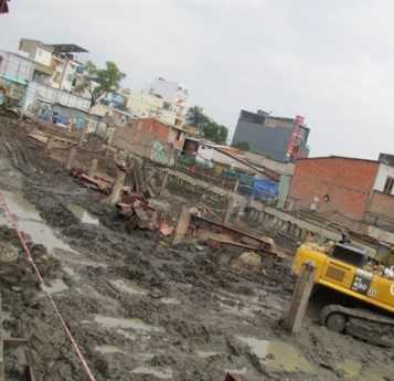 Dự án đang thi công phần móng