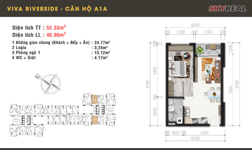 Thiết kế căn hộ A1A