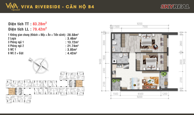 Thiết kế căn hộ B4