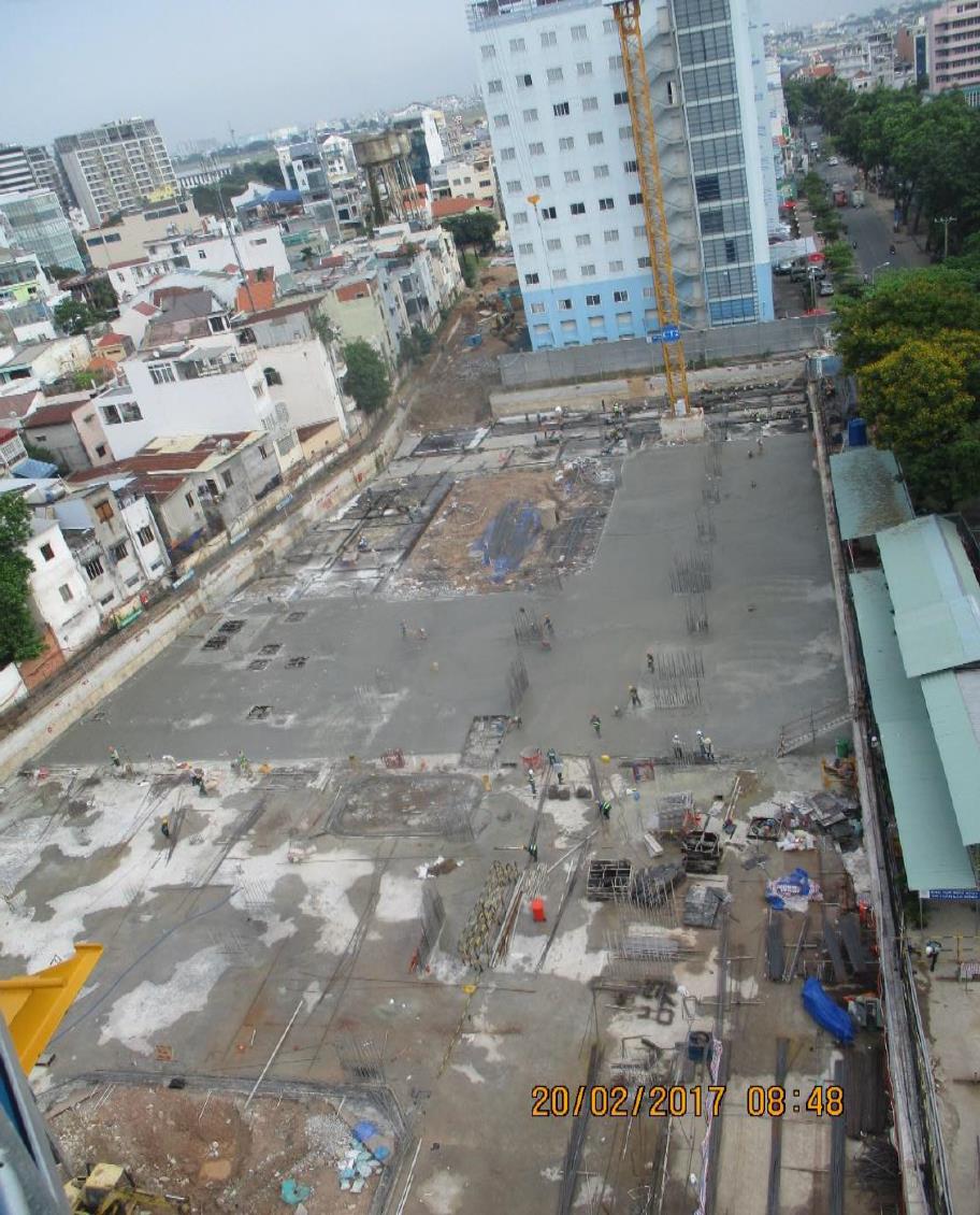 Toàn cảnh công trường