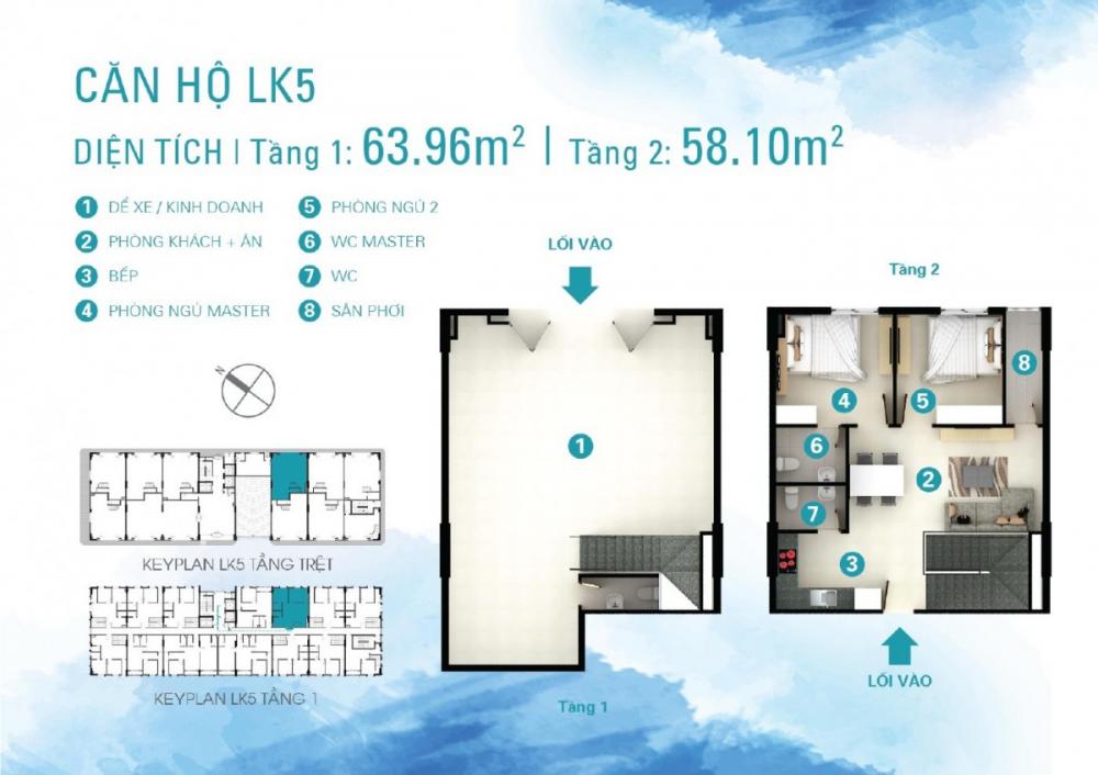 Thiết kế căn hộ LK5