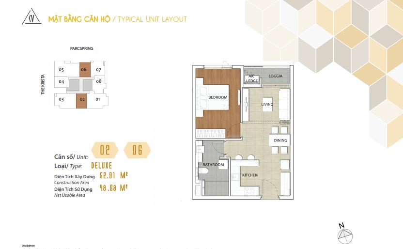 Thiết kế căn hộ 02, 06