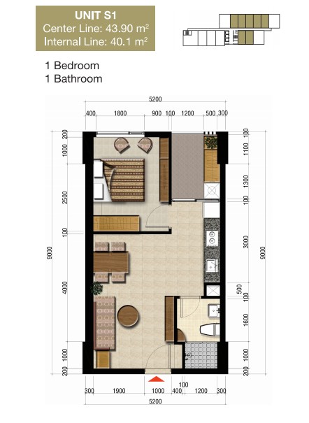 Thiết kế căn hộ S1