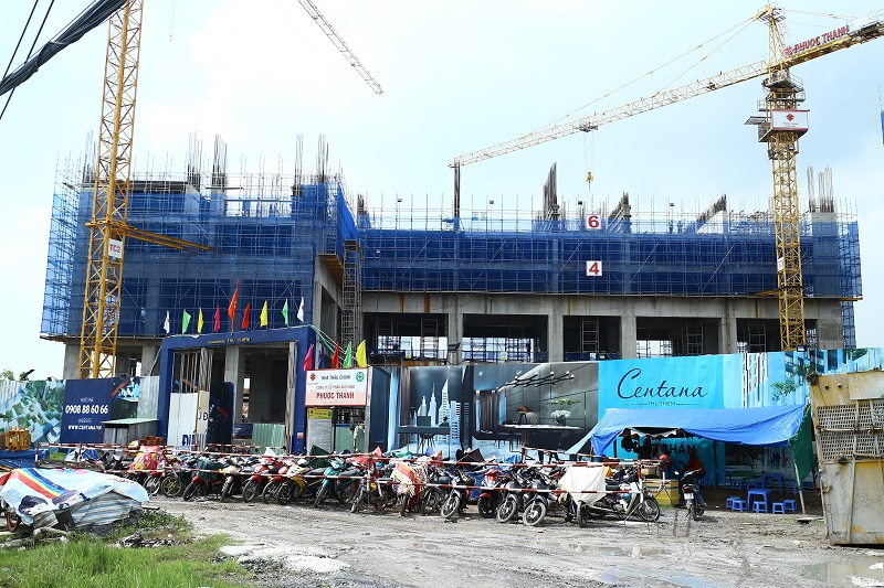 Dự án đã đổ bê tông Tầng 6 – Tầng 7