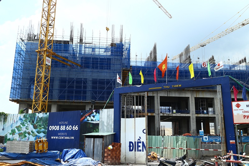 Dự án đã đổ bê tông Tầng 6 – Tầng 7